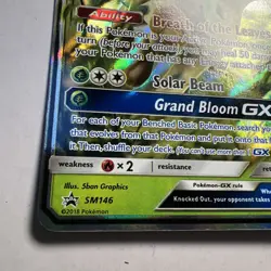 Pokemon TCG Leafeon-GX SM146/248 SM Black Star Promos Holo - Image 3