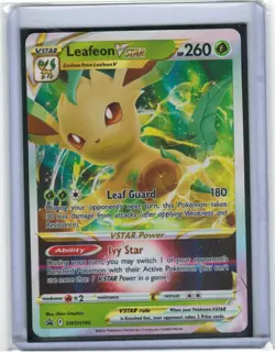 Leafeon VSTAR SWSH195 Sword & Shield Black Star Promo Holo Pokemon TCG NM/M - Image 1