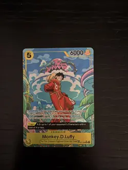 One Piece Monkey D Luffy OP07-109 SR Treasure Rare Alt Art English Edition - Image 1