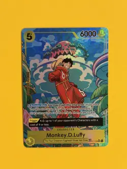 One Piece Monkey D Luffy OP07-109 SR Treasure Rare Alt Art English Edition 🔥 - Image 1