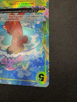 One Piece Monkey D Luffy OP07-109 SR Treasure Rare Alt Art English Edition - Image 3