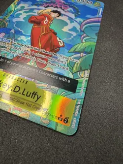 One Piece Monkey D Luffy OP07-109 SR Treasure Rare Alt Art English Edition - Image 4
