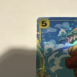 One Piece Monkey D Luffy OP07-109 SR Treasure Rare Alt Art English Edition - Image 2