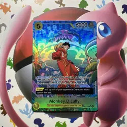 One Piece Monkey D Luffy OP07-109 SR Treasure Rare Alt Art English Edition - Image 1