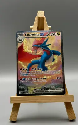 Pokemon Cards Salamence ex 187/159 Journey Together Special Illustration NM - Image 1