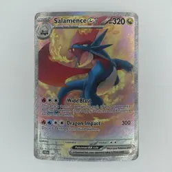 Salamence ex 187/159 SV09 Journey Together Special Illustration Pokemon TCG NM - Image 1