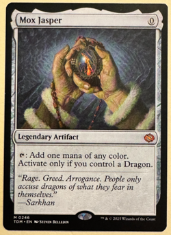 MTG Mox Jasper #246 Tarkir Dragonstorm Mythic Rare NM Non-Foil Magic Card - Image 1
