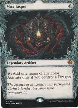 MTG: Tarkir: Dragonstorm: Showcase Mox Jasper: Lightly Played Condition - Image 1