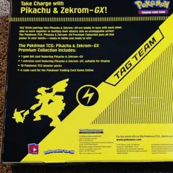 Pokemon Pikachu & Zekrom GX Tag Team Premium Collection Sealed Evolving Skies - Image 5
