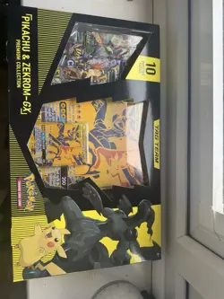 Pokemon Pikachu & Zekrom GX Tag Team Premium Collection Sealed Evolving Skies - Image 2