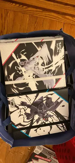 Pokemon Black Bolt White Flare Binder Set of 2 Binders Only - Image 1