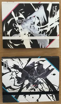 Pokemon Black Bolt & White Flare BINDERS ONLY - ALSO 2 POSTERS - Image 1