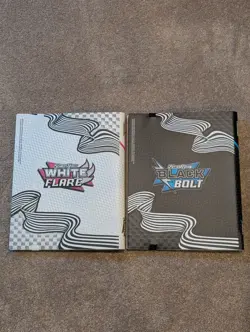 Pokemon Black Bolt & White Flare BINDER ONLY (BOTH BINDERS INCLUDED - 1 OF EACH) - Image 2