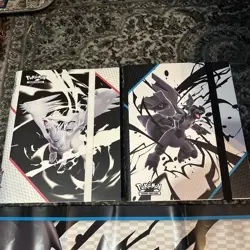 Pokemon Set of 2 Black Bolt & White Flare BINDERS and POSTER ONLY *NO PACKS* - Image 2