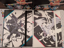Pokemon Black Bolt Zekrom / White Flare Reshiram Binders ONLY One of Each NEW - Image 1