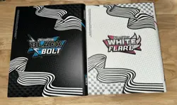 Pokemon Black Bolt & White Flare Set (Binders Only) - 1 of Each - Image 2