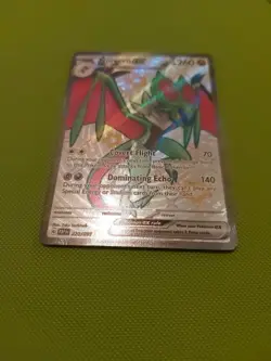 Pokemon Noivern EX Holo Shiny Ultra Rare Card 220/091 SV Paldean Fates Full Art - Image 2