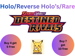 Pokemon TCG Destined Rivals Singles Holo & Reverse Holo Near Mint/Mint English - Image 1