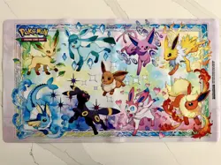 Pokemon Prismatic Evolutions Eevee Play Mat From Super Premium Collection - Image 1