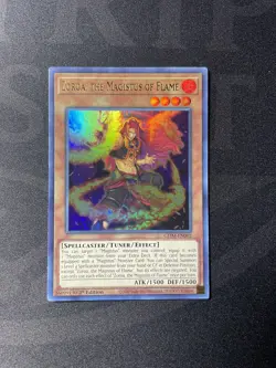 Yugioh Zoroa the Magistus of Flame GEIM-EN002 Genesis Impact Ultra Rare NM - Image 1