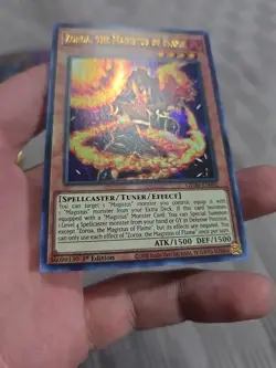 Zoroa, the Magistus of Flame GEIM-EN002 Genesis Impact 1st Edition NM Yugioh - Image 2