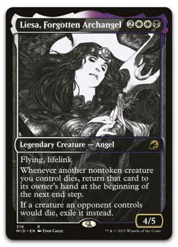 Liesa, Forgotten Archangel (Showcase) #319 (NM) Midnight Hunt MID Magic MTG - Image 1