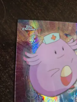 2000 Pokemon Topps Chrome Spectra Chansey #113 Pokemon Card Very Rare Holo - Image 2