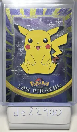 Topps Pokemon 2000 TV Animation Series #25 Pikachu Holo Foil - Image 1