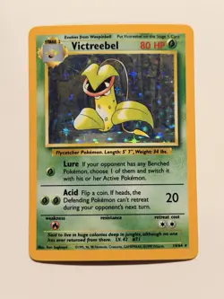 Pokemon TCG Victreebel Holo Rare Card 14/64 Jungle 1999 - Image 1
