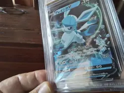 Pokemon Cards promo Holo 024/069 glaceon ar sr ex graded slab card gold art b39 - Image 5