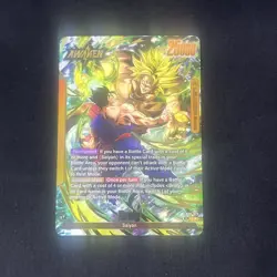 Broly FB08-073 Leader Alternate Art Saiyan's Pride Dragon Ball English Card - Image 1