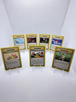 1st Edition Vintage Pokemon Trainer Cards Assortment Sets First Edition Trainer - Image 1
