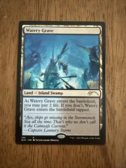 MTG Secret Lair Watery Grave Regular Card Drop, Near Mint/Mint Condition - Image 1