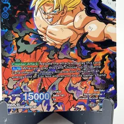 Dragon Ball Super Card Game Uneasy Alliance Son Goku DB1-096 - Image 3