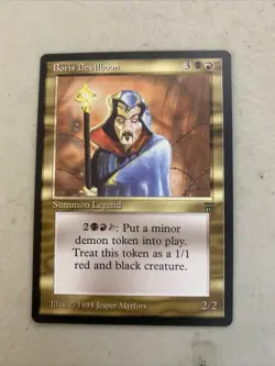 [1x] Boris Devilboon Slight Play, English Legends MTG Magic - Image 1