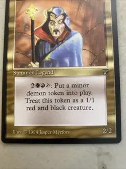 [1x] Boris Devilboon Slight Play, English Legends MTG Magic - Image 3