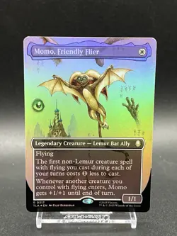 Momo, Friendly Flier (Borderless) Avatar: The Last Airbender Foil - Image 1