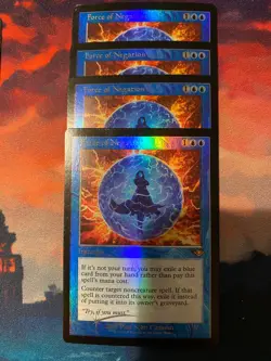 MTG Modern Horizons 2 Force of Negation Retro Frame Foil x 4 - Image 1