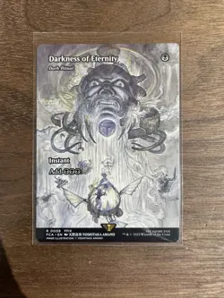 Darkness of Eternity MTG Rare Magic Final Fantasy Dark Ritual FFIX 9 Showcase - Image 1