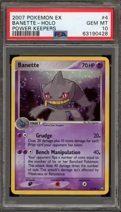 Pokemon Banette EX Power Keepers Holo Rare #4 PSA 10 Gem Mint - Image 1