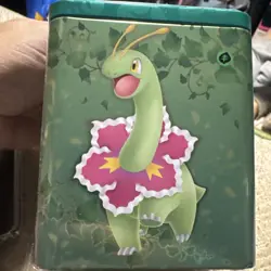 Pokemon 2022 Grass Stacking Tin 3 TCG Booster Packs, Sealed - Image 1