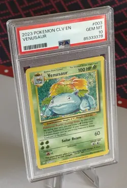 Pokemon Venusaur 003/034 CLV Classic Holo PSA 10 - Image 2