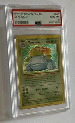 Pokemon Venusaur 003/034 CLV Classic Holo PSA 10 - Image 4