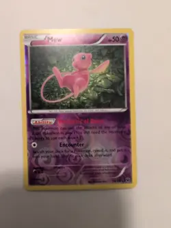 Pokemon Mew 29/124 Reverse Holo Rare XY Fates Collide - Image 1