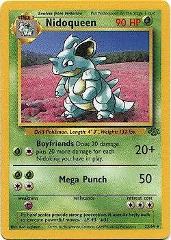 Pokemon Jungle 23/64 Nidoqueen Card - Image 1