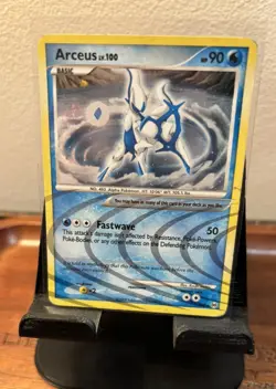 Pokemon TCG Arceus AR4 2009 Platinum Arceus SWIRL Holo Rare Card - MP - Image 5