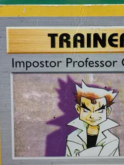 Impostor Professor Oak 73/102 Shadowless Base Set Rare 1999 English Pokemon WoTC - Image 2