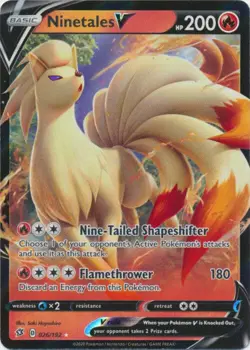Ninetales V - 026/192 Pokemon » SWSH Rebel Clash Ultra Rare - Image 1