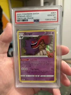 PSA 10 Gengar-Holo #057 Pokemon Trick or Trade - Image 1