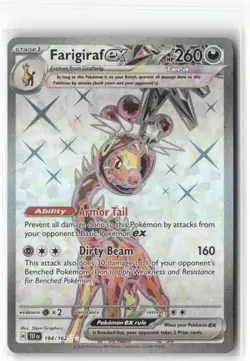 Pokemon Farigiraf ex - Ultra Rare SV05: Temporal Forces 194/162 - Image 1